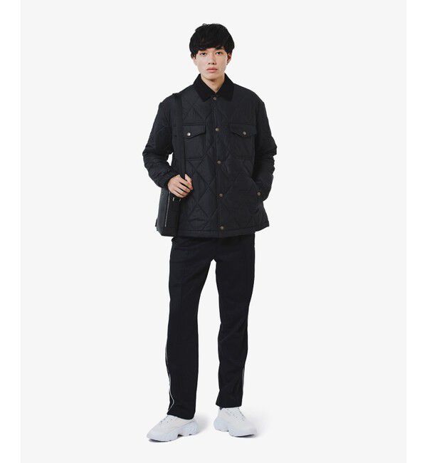LACOSTE「THERMORE中綿 コーデュロイカラーキルティングジャケット」|ブルゾン・スタジャン|