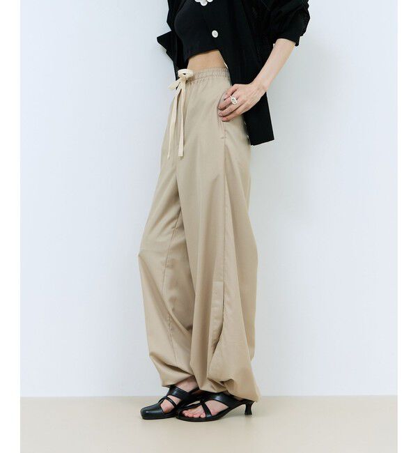 ADAM ET ROPE'「【WEB限定】サイドスリットパンツ」|チノ|