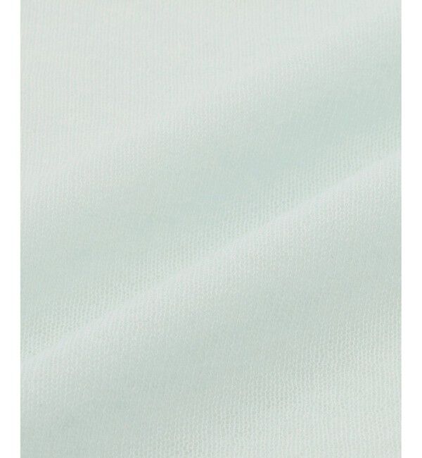 ADAM ET ROPE'「【WEB限定】リネンmixバイカラーシアーニットTシャツ」|Tシャツ・カットソー|