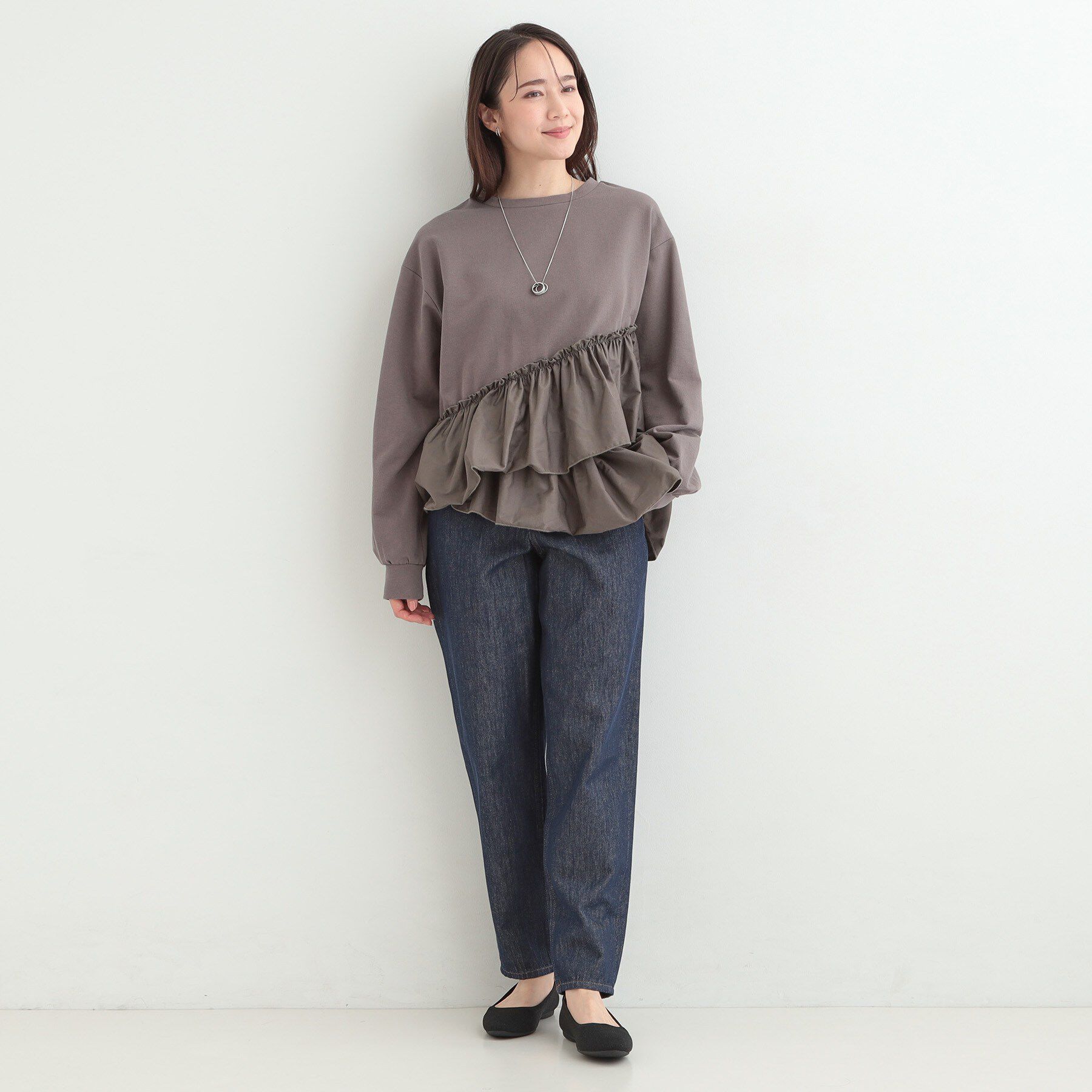 SHOO･LA･RUE「【NEW/22.5㎝-24.5㎝】洗えてサラサラ ニットパンプス」|パンプス|