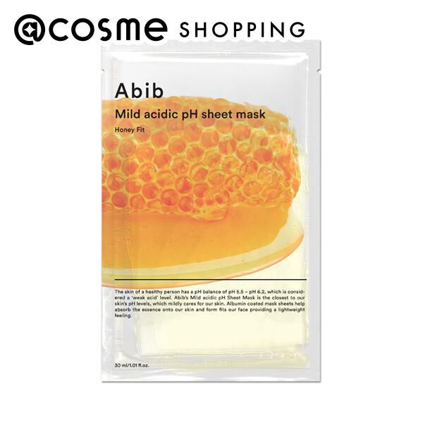  「アビブ 弱酸性pHシートマスク ハニーフィット (30mL&times;3枚)」|フェイスマスク・パック|その他