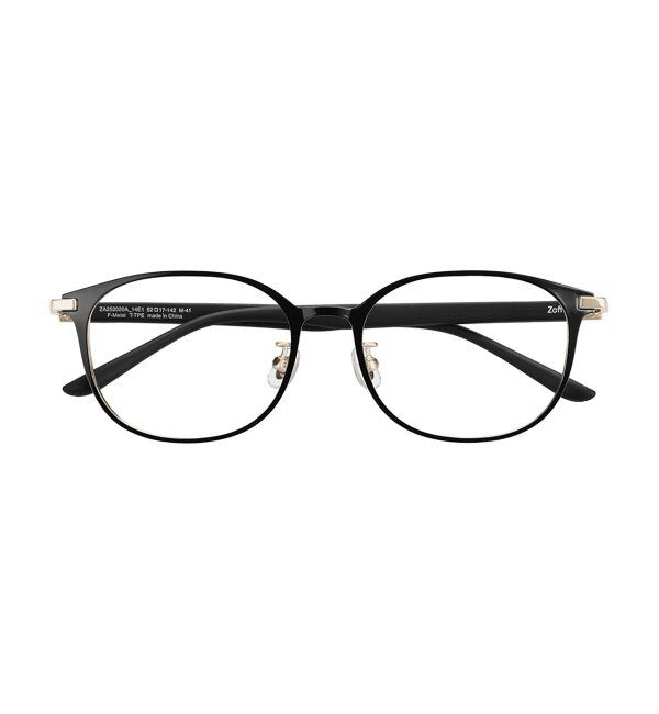  「ウェリントン型 メガネ | ラバーテンプル 伊達メガネ 度付きメガネ  Zoff｜FASHION  レンズ交換券付」|メガネ|