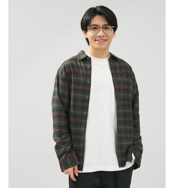  「ウェリントン型 メガネ | ラバーテンプル 伊達メガネ 度付きメガネ  Zoff｜FASHION  レンズ交換券付」|メガネ|