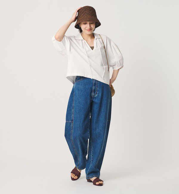 BEAUTY&YOUTH UNITED ARROWS「コットン麻 スキッパー チュニック ウォッシャブル」|チュニック|
