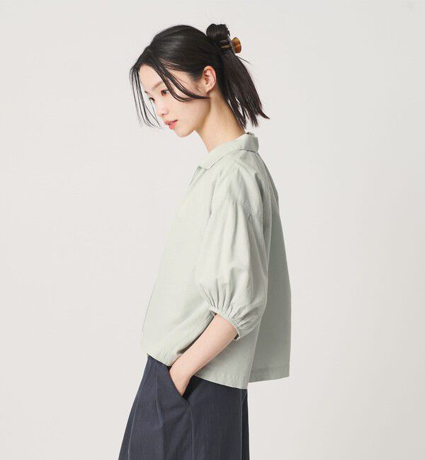BEAUTY&YOUTH UNITED ARROWS「コットン麻 スキッパー チュニック ウォッシャブル」|チュニック|