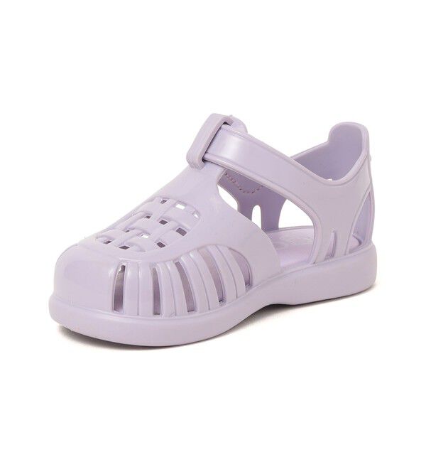 SHIPS KIDS「【WEB限定】igor:12～17cm / TOBBY SOLID GLOSS」|サンダル|ラベンダー