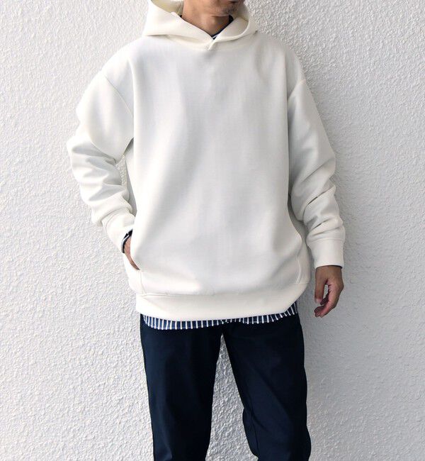 SHIPS any「SHIPS any: カラー ダンボール スナップ プルオーバー パーカー 25AW◇」|パーカー|