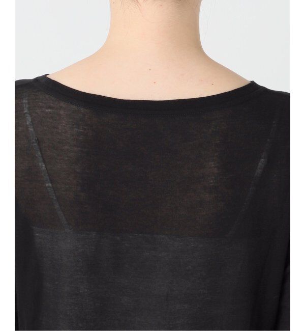 Spick and Span「《追加》シアーボートネックプルオーバー」|Tシャツ・カットソー|