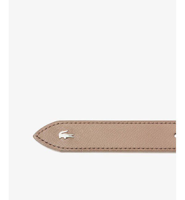 LACOSTE「サフィアーノエンボスレザーベルト」|ベルト|