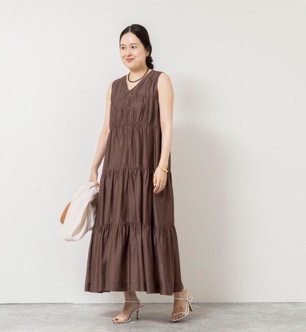 NOLLEY'S sophi「ウォッシャブルシアーローンティアード2WAYワンピース」|ワンピース|