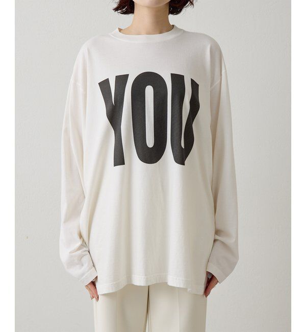  「【KATHARINE HAMNETT】別注YOU ロングスリーブTシャツ」|Tシャツ・カットソー|