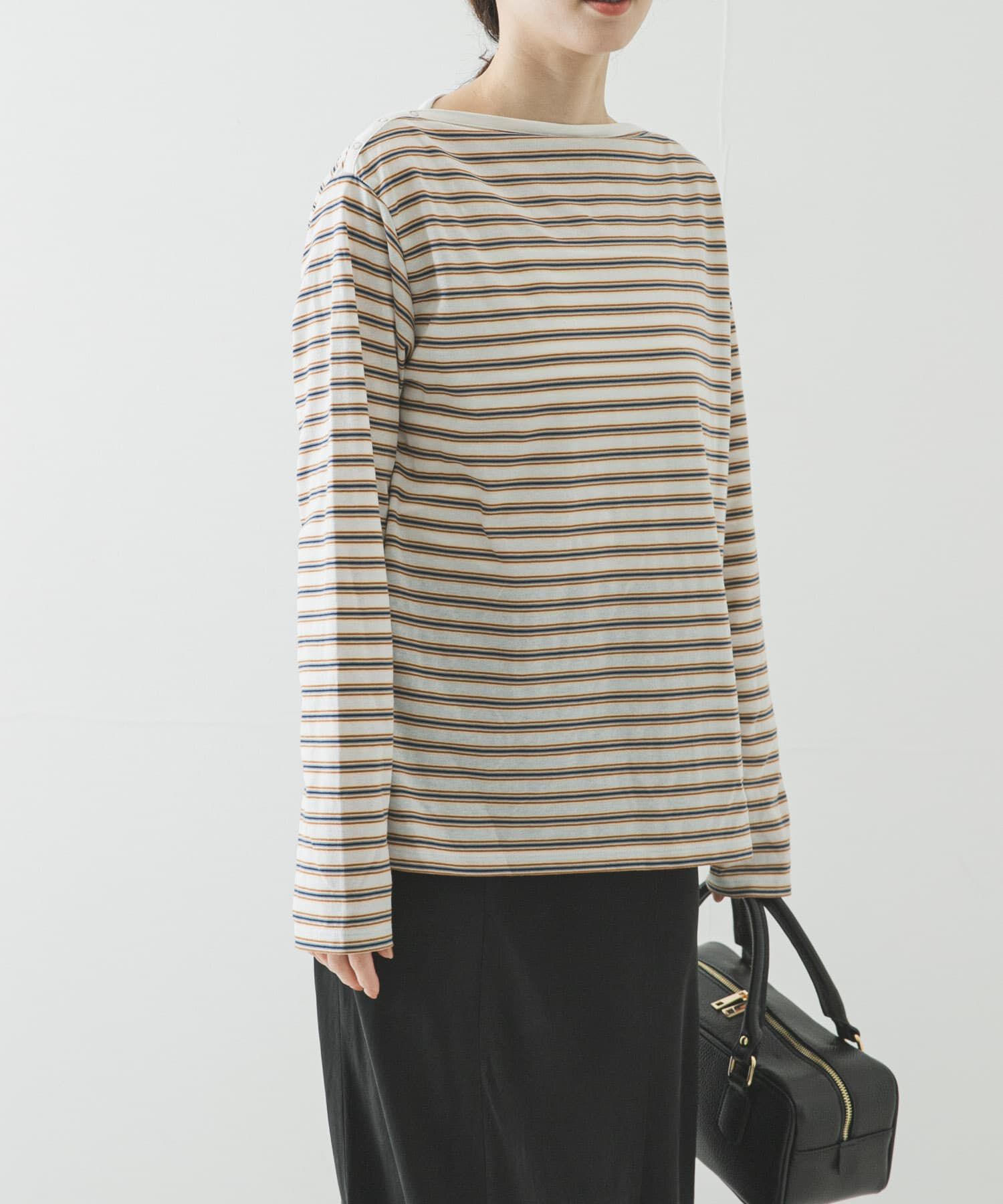 URBAN RESEARCH「マルチボーダー2WAYカットソー」|Tシャツ・カットソー|