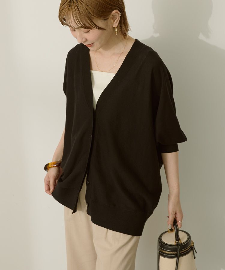 AMERICAN HOLIC「【WEB限定】UVカットドルマンカーディガン」|カーディガン|Black