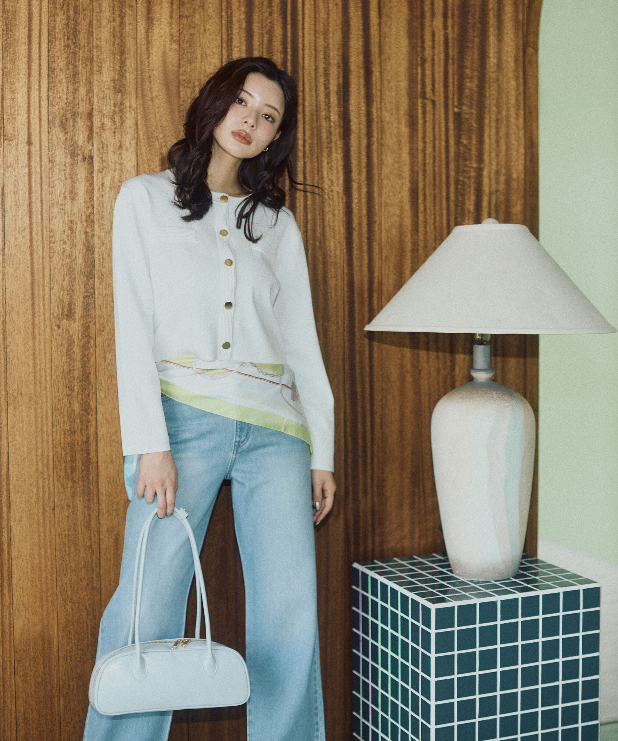 PROPORTION BODY DRESSING「〈a/mie〉テンセルストレートデニムパンツ　26SS」|その他|