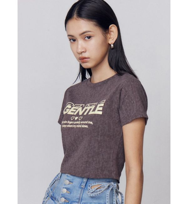 EMODA「ジェントルプリントTシャツ」|Tシャツ・カットソー|