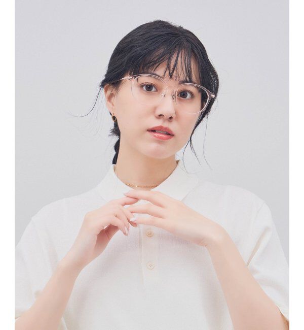  「ボストン型 メガネ｜クリアカラー｜伊達メガネ 度付きメガネ｜ユニセックス  レンズ交換券付」|メガネ|