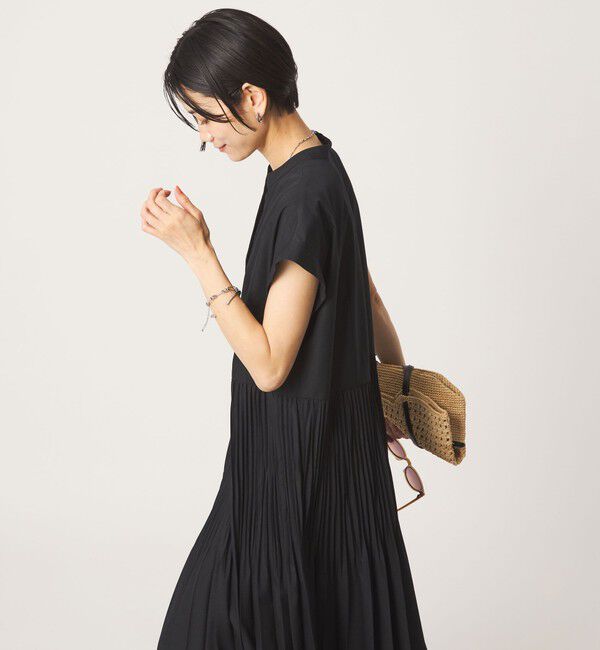 UNITED ARROWS green label relaxing「【結論シリーズ】全方位映えプリーツワンピ［size SHORT/TALLあり］」|ワンピース|