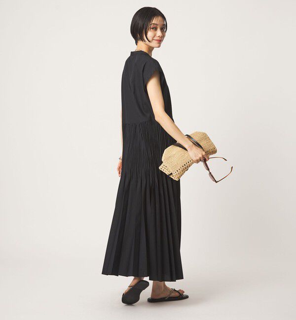 UNITED ARROWS green label relaxing「【結論シリーズ】全方位映えプリーツワンピ［size SHORT/TALLあり］」|ワンピース|