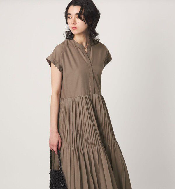 UNITED ARROWS green label relaxing「【結論シリーズ】全方位映えプリーツワンピ［size SHORT/TALLあり］」|ワンピース|