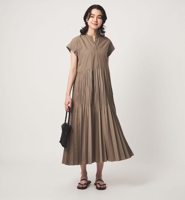 UNITED ARROWS green label relaxing「【結論シリーズ】全方位映えプリーツワンピ［size SHORT/TALLあり］」|ワンピース|