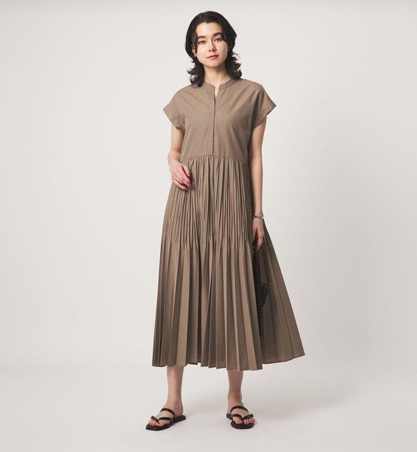 UNITED ARROWS green label relaxing「【結論シリーズ】全方位映えプリーツワンピ［size SHORT/TALLあり］」|ワンピース|