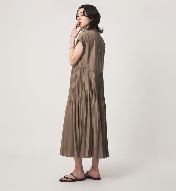 UNITED ARROWS green label relaxing「【結論シリーズ】全方位映えプリーツワンピ［size SHORT/TALLあり］」|ワンピース|