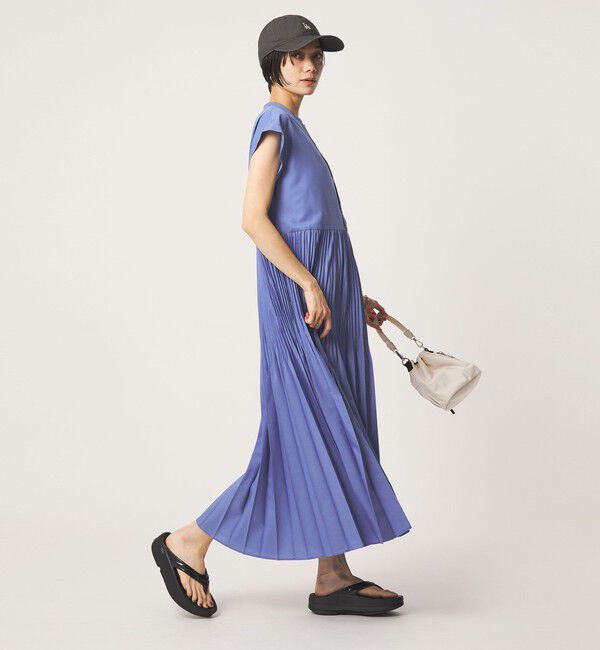 UNITED ARROWS green label relaxing「【結論シリーズ】全方位映えプリーツワンピ［size SHORT/TALLあり］」|ワンピース|