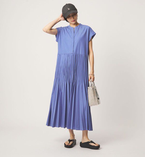 UNITED ARROWS green label relaxing「【結論シリーズ】全方位映えプリーツワンピ［size SHORT/TALLあり］」|ワンピース|