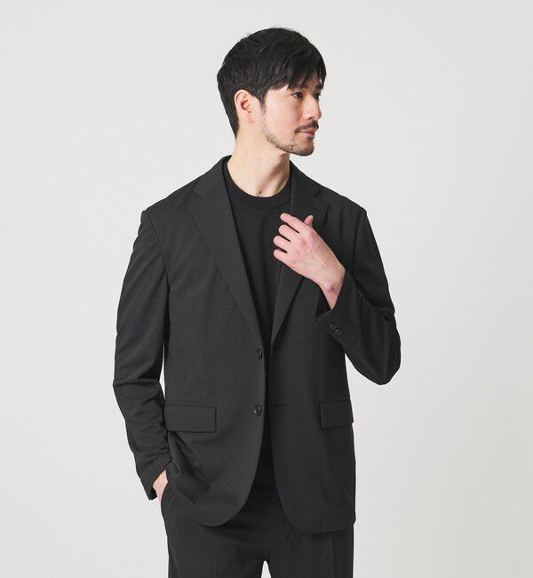BEAUTY&YOUTH UNITED ARROWS「【WEB限定 WARDROBE SMART】エアリーピケ コンフォート セットアップ/ジャケット＆イージー」|スーツ|