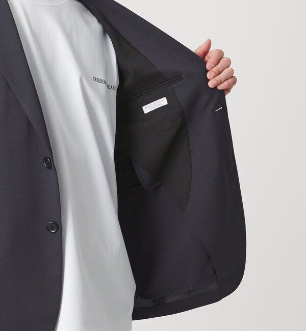 BEAUTY&YOUTH UNITED ARROWS「【WEB限定 WARDROBE SMART】エアリーピケ コンフォート セットアップ/ジャケット＆イージー」|スーツ|