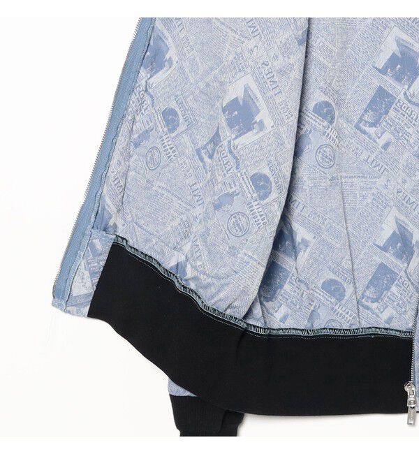 BEAMS PLUS「Sports Blouson Newspaper Jacquard」|ブルゾン・スタジャン|