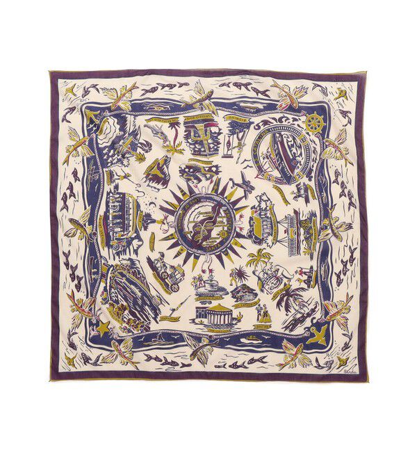 SHIPS for women「《一部追加予約》BINDU: スカーフ 100&times;100」|バンダナ・スカーフ|