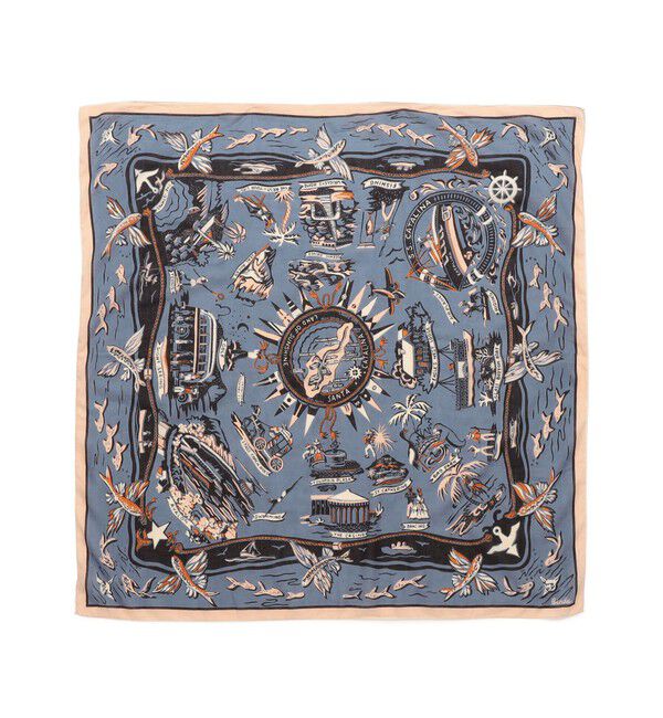 SHIPS for women「《一部追加予約》BINDU: スカーフ 100&times;100」|バンダナ・スカーフ|