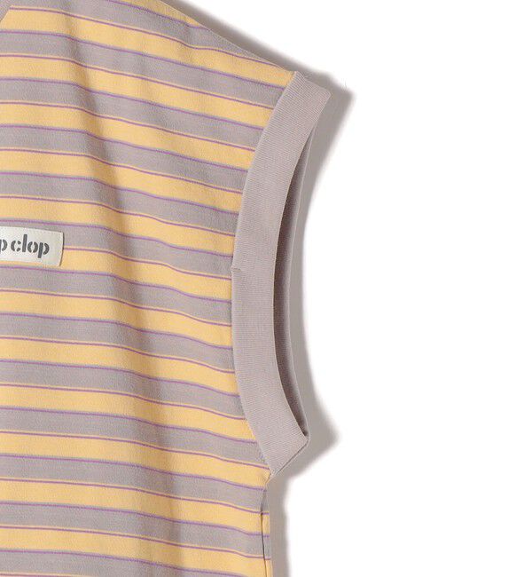 SHIPS for women「【WEB限定】マルチ ボーダー フレンチスリーブ プルオーバー」|Tシャツ・カットソー|