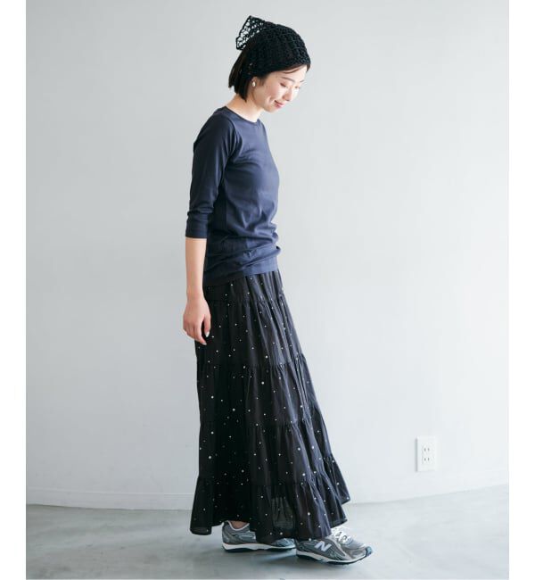 IENA「COUTURE D'ADAM/クチュールドアダム Tiered Skirt スカート 26SS-236」|スカート|