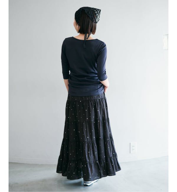 IENA「COUTURE D'ADAM/クチュールドアダム Tiered Skirt スカート 26SS-236」|スカート|