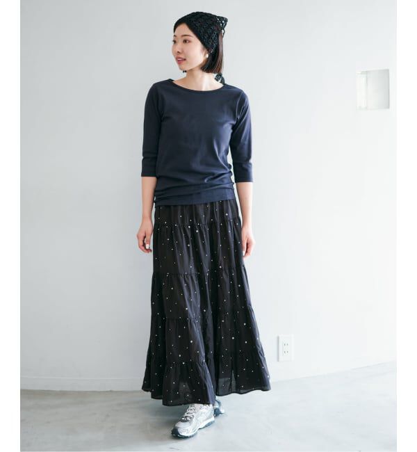 IENA「COUTURE D'ADAM/クチュールドアダム Tiered Skirt スカート 26SS-236」|スカート|