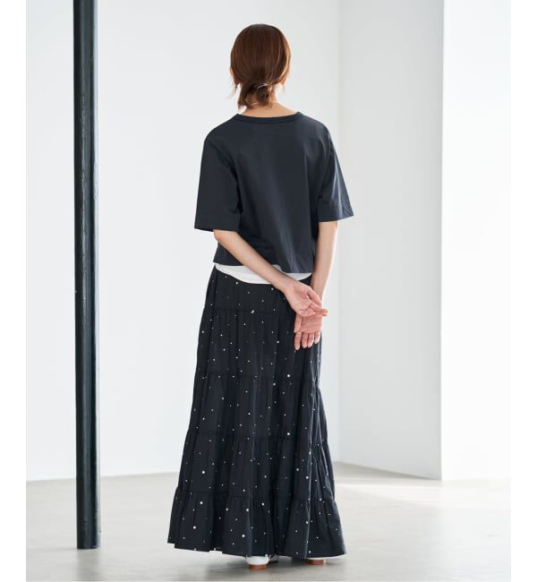IENA「COUTURE D'ADAM/クチュールドアダム Tiered Skirt スカート 26SS-236」|スカート|