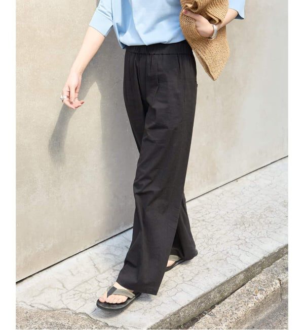 JOURNAL STANDARD「《追加2》ウォッシャブルコットンリネVISストレートパンツ」|その他|