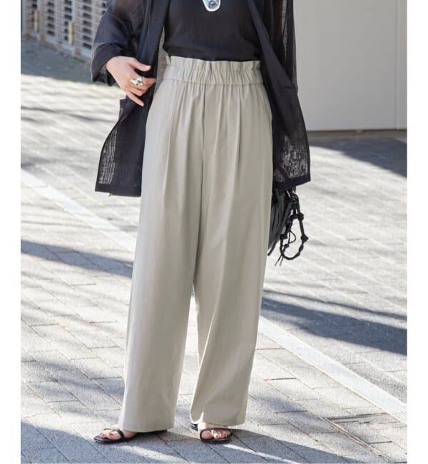 JOURNAL STANDARD「《追加2》ウォッシャブルコットンリネVISストレートパンツ」|その他|