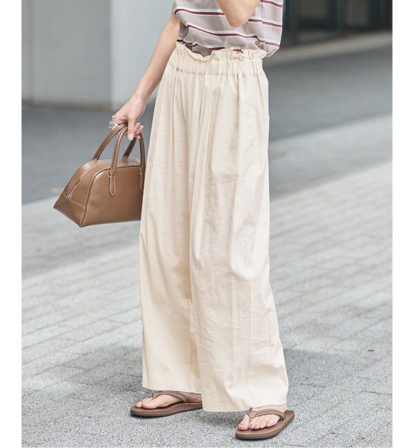 JOURNAL STANDARD「《追加2》ウォッシャブルコットンリネVISストレートパンツ」|その他|