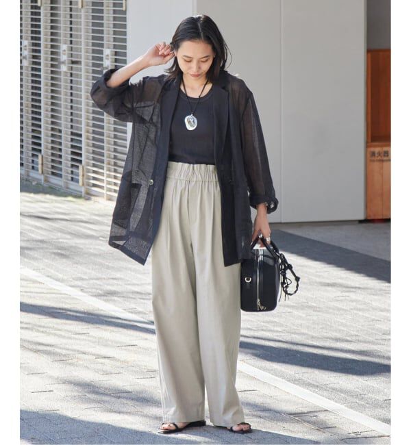 JOURNAL STANDARD「《追加2》ウォッシャブルコットンリネVISストレートパンツ」|その他|