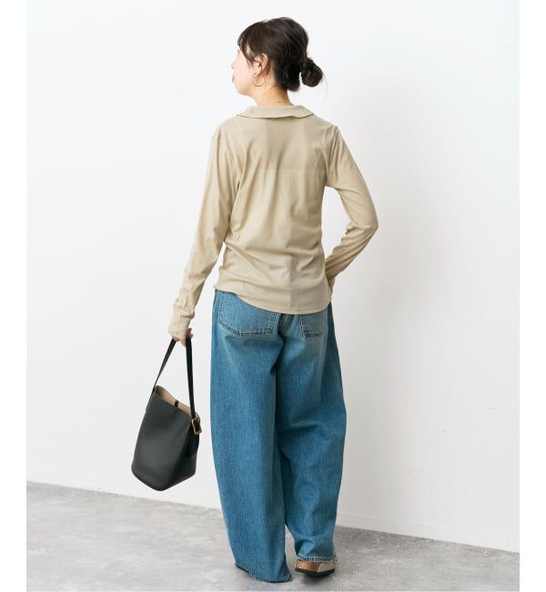 Spick and Span「《接触冷感》シアーシャツカットソー」|Tシャツ・カットソー|