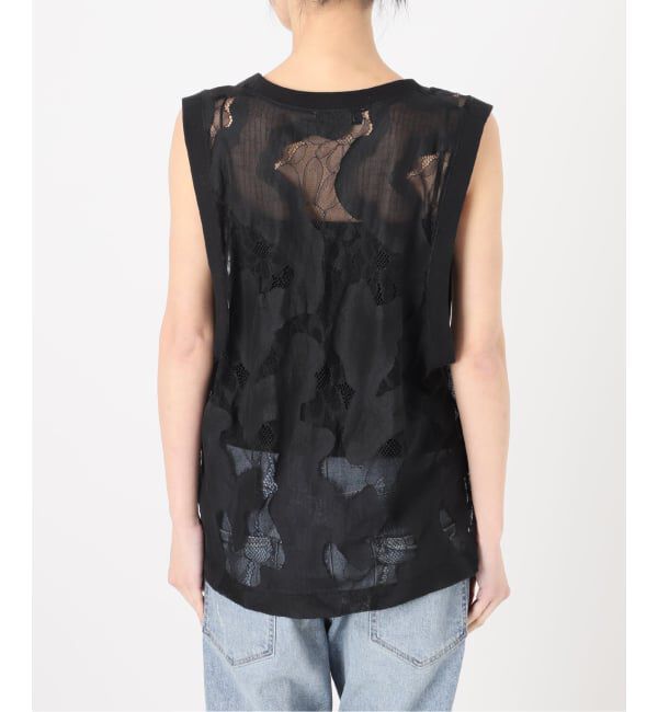 FRAMeWORK「≪追加予約≫ESTHE OVERSIZED SHEER LACE ベスト」|シャツ・ブラウス|