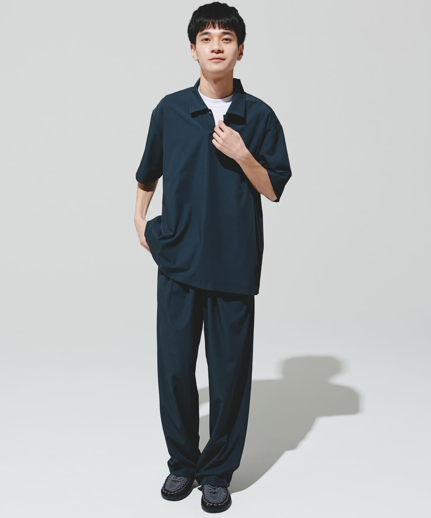 URBAN RESEARCH DOORS「『UR TECH』サマシェア ポロシャツ」|ポロシャツ|