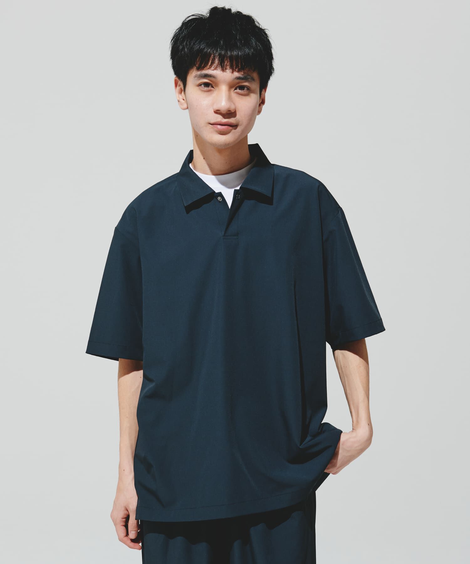URBAN RESEARCH DOORS「『UR TECH』サマシェア ポロシャツ」|ポロシャツ|