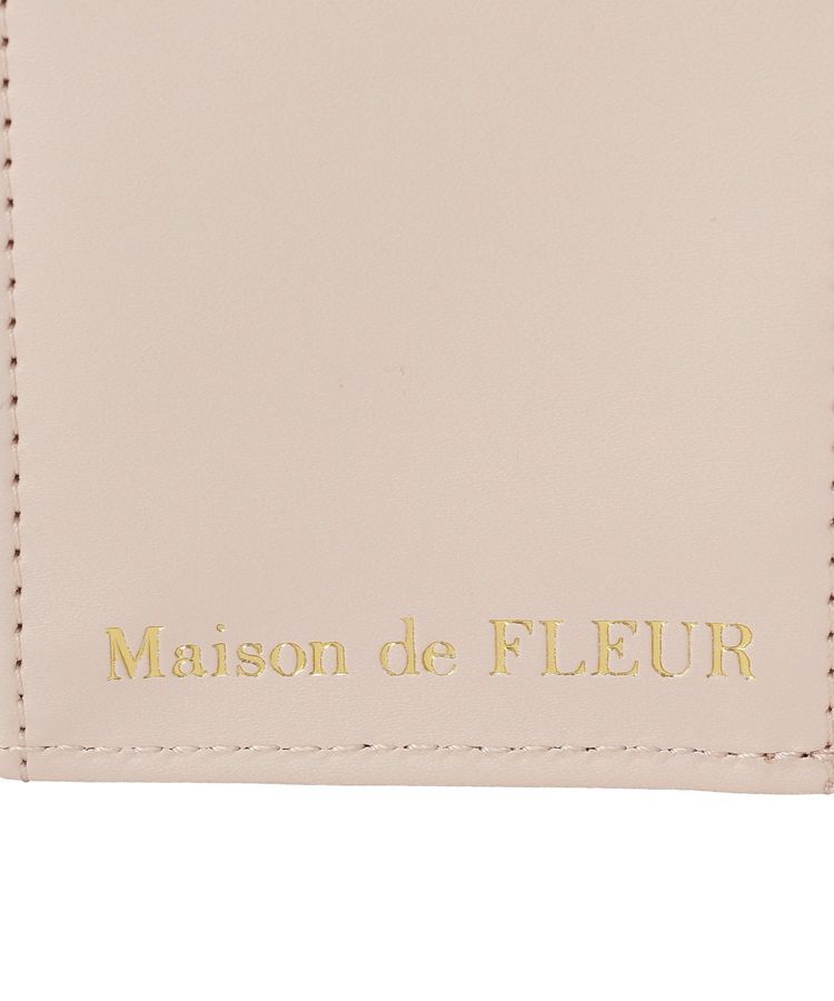 Maison de FLEUR「【予約】キルティングFリボンウォレット」|財布|
