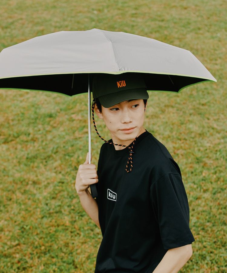 Green Parks「【KiU】ALL WEATHER UMBRELLA:COMPACT-TYPE」|傘|Silver