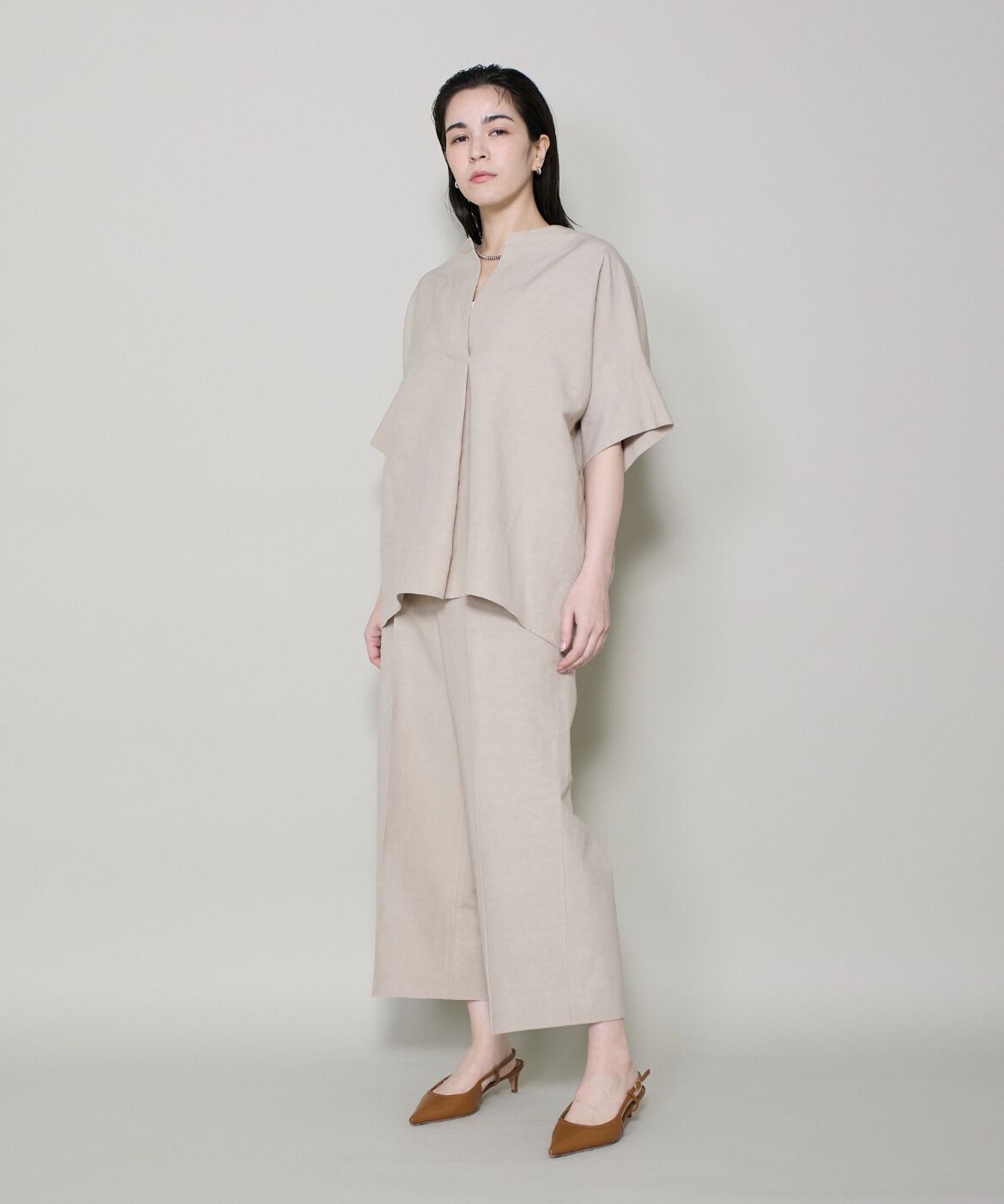 DAY by DAY it&rsquo;s international「リネンオーバーサイズスキッパーシャツ」|シャツ・ブラウス|