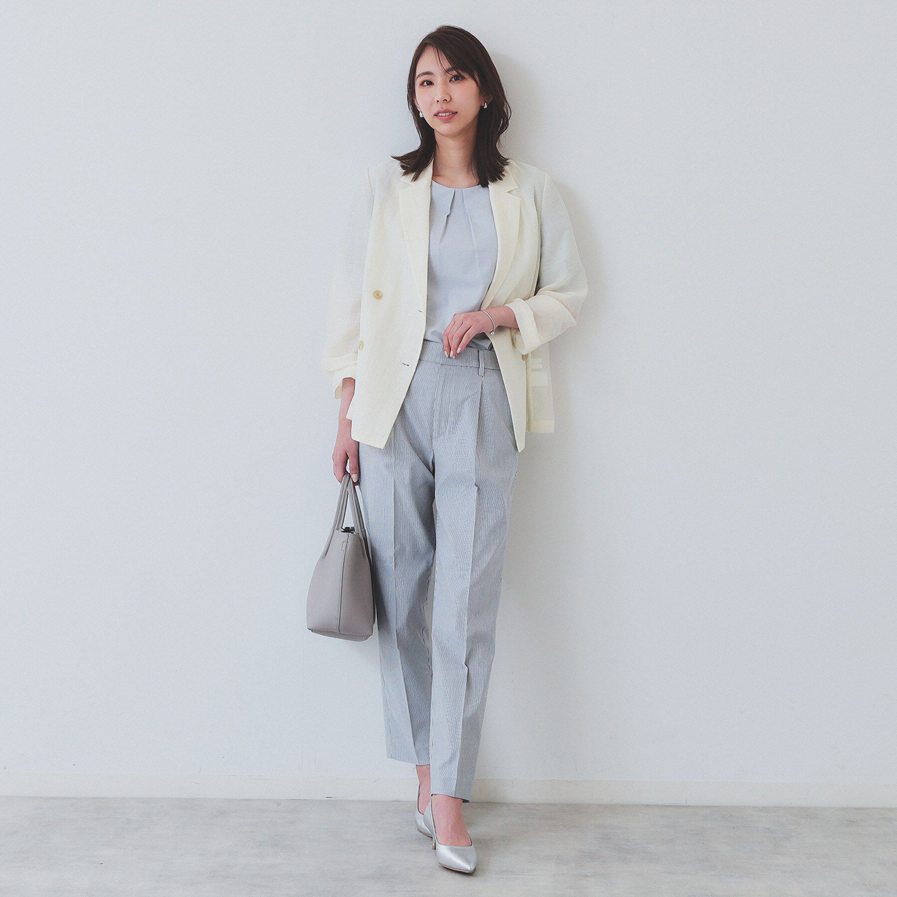 index「《6色展開／XS-LLサイズ》コンパクトストレッチテーパードパンツ【洗濯機洗い可／吸水速乾／透け防止」|その他|